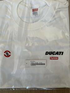 【1円スタート】Supreme x Ducati Logos Tee Lサイズ　新品未使用