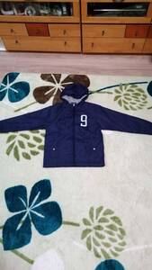 ☆Gap Kids・ナイロンジップパーカー・ジャケット・150cm・紺・中古☆