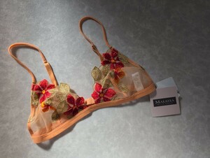 【169】MALIZLA ラペルラ LA PERLA 花刺繍 ブラジャー 新品未使用 タグ付き