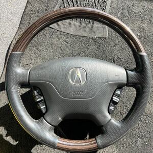 希少！アキュラ　Acura MDX YD1 純正 ウッド ステアリング ハンドル ホンダ