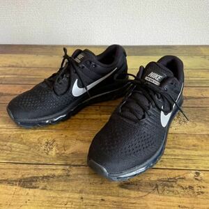 ［美品］NIKE AIR MAX 2017 RUNNING ブラック28.5cm US10.5 849559-001 2022年製 ナイキ エアマックス 2017