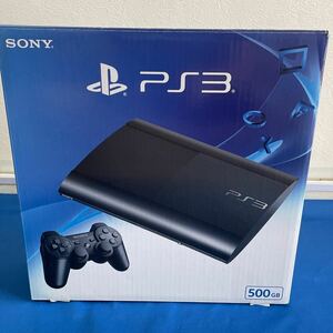 【動作品】PlayStation3 チャコール・ブラック 500GB CECH-4300C PS3 箱付