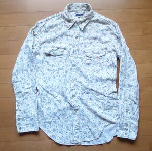 45rpm (45R) ペイズリー柄　ウエスタン フランネルシャツ 3 日本製 umii908