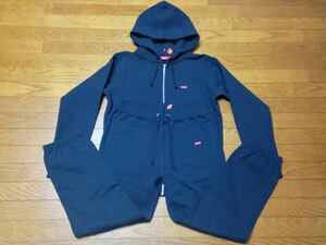 セットアップ 【新品 紺 上下S Small Box Zip Up & Sweatpant】 supreme スモールボックス パーカー スウェットパンツ logo burberry