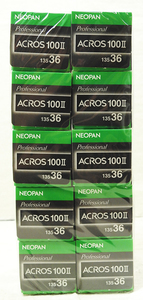 富士フイルム 黒白フィルム ネオパン100 ACROS II135mm 36枚撮 10本セット【未開封】②