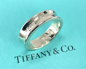 ★美品★ TIFFANY & Co. ティファニィー ナローリング・シルバー925 刻印 21号〜22号