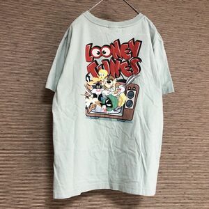 ルーニーチューンズ　半袖Tシャツ　GU　キャラクタ　マックスバニー　デカロゴYB 古着　入手困難　激レア　希少 人気　タズマニアンデビル