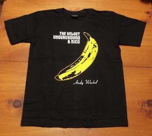 新品【The Velvet Underground and Nico】ヴェルヴェットアンダーグラウンド バナナ プリント Tシャツ L // アンディ・ウォーホル バンド