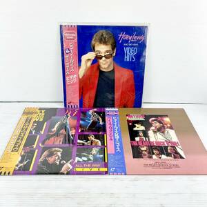 《現状品》Huey Lewis AND THE NEWS/ヒューイ・ルイス&ザ・ニュース/ビデオ・ヒッツ他/まとめ/LD/LASER DISC/レーザーディスク