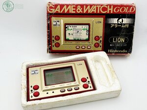 BA0602233　♭GAME＆WATCH GOLD Nintendo 任天堂 ニンテンドー ゲーム機器 電池無し レトロ商品 レトロ 保存箱付 現状品 中古