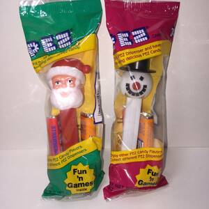 PEZ　ペッツ　スノーマン　サンタ　セット　当時物