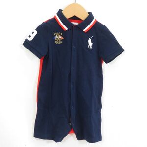 RALPH LAUREN ビッグポニー ロンパース オールインワン sizeベビー12M/ラルフローレン 0703