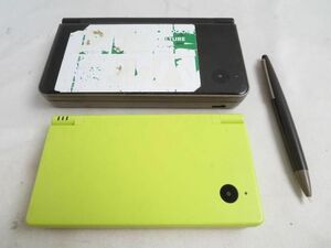 【同梱可】中古品 ゲーム ニンテンドーDS 本体 DSi LL UTL-001 ダークブラウン TWL-001 ライムグリーン グッズセット