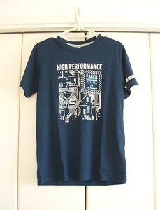 男の子用★くーるっちプリントＴシャツ・ネイビー160★タグ付き