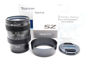 ★新品　未使用　トキナー Tokina SZ 33mm F1.2 E ソニーEマウント　広角単焦点レンズ ★