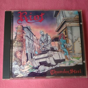 import riot thundersteel 1988 CBS records ck44232 インポート ライオット サンダースティール 中古 CD