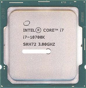 【中古】Core i7 10700K 3.8GHz LGA1200 125W SRH72 [管理:1050014805]