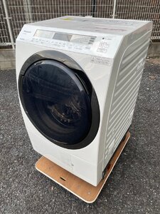 パナソニック NA-VX800BL-W ドラム式洗濯乾燥機 VXシリーズ クリスタルホワイト 洗濯11.0kg/乾燥6.0kg/左開き 2021年製造 美品