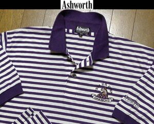 M(US)XXL(JP位)【即買セール！送無料】超希少 アシュワースAshworth USA定US OPENゴルフ トーナメント特注刺繍美品 ポロシャツ3L 2XL XO位