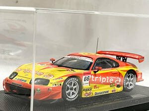 ケース未開封 エブロ 1/43 triple a SARD スープラ スーパーGT 2006 アンドレ・クート/平中克幸