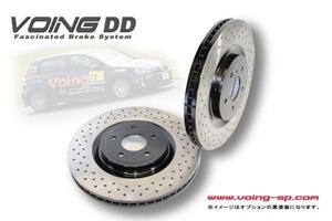 ランサーエボリューション ランエボ IV IV GSR/RS CN9A 294mmローター フロント ドリルド ブレーキローター VOING DD