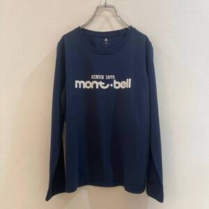 mont-bell/モンベル 長袖 ロングTシャツ アウトドア ネイビー 紺 レディース M