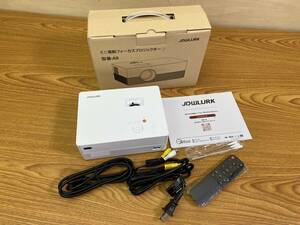 未使用 JOWLURK◆ミニ電動フォーカスプロジェクター 4K対応◆A8