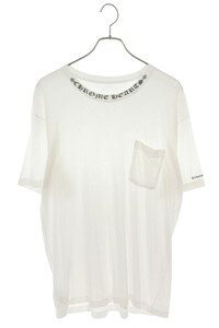 クロムハーツ Tシャツ サイズ:XL ネックロゴプリントTシャツ 中古 OS06