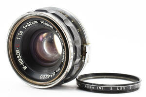 ニコン Nippon Kogaku W-Nikkor C 35mm f1.8 レンズ Nikon Sシリーズ用 #3673