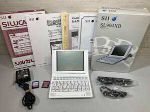 ジャンク SEIKO セイコー SII 電子辞書 SL903XB 追加カード付 スペイン語 ラジオ英会話