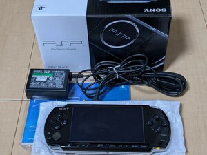 中古PSP本体 PSP-3000PB ピアノ・ブラック＋メモリースティック4G 動作品 程度良