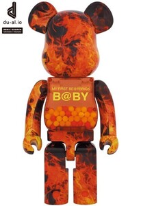 新品 未開封 MY FIRST BE@RBRICK B@BY FLAME Ver. 1000％ ベアブリック 限定 メディコムトイ メディコム 千秋 MEDICOM TOY PLUS