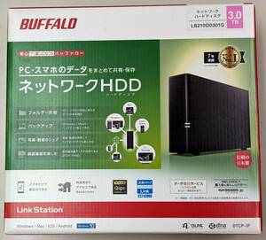 【未使用・未開封・新品】BUFFALO ネットワークハードディスク　3.0ＴＢ　LS210D0301G