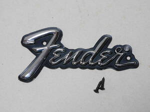 ★即決3980円[FENDER.USA]アンプ他用[メタルロゴプレート/シリアルNO,入]★