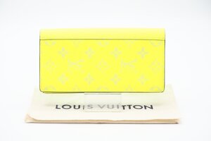 ☆安心の３大保証☆ ABランク ≪LOUIS VUITTON ルイ ヴィトン/二つ折り長財布≫ M30947 タイガラマ ポルトフォイユブラザ NM ジョーヌ 黄