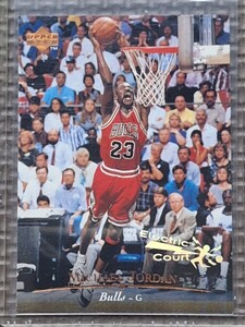 1995-96 Upper Deck #23 MICHAEL JORDAN Electric Court Chicago Bulls 