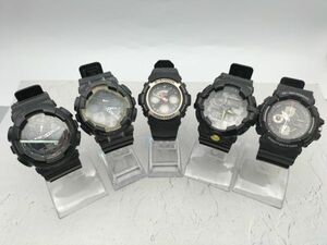 R6-99 1円～ ジャンク品 カシオ CASIO ジーショック G-SHOCK アナデジ クオーツ 腕時計 メンズ まとめて 5点セット