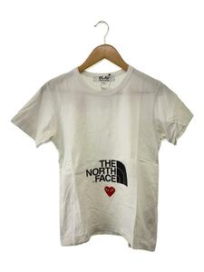 PLAY COMME des GARCONS◆Tシャツ/L/コットン/WHT/AE-T201