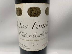 ② CHATEAU Clos Fourtet シャトー クロ フルテ 1982 750ml 15％未満 赤 ワイン