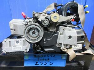 フィアット 500 ABA-31214 エンジンASSY 422924