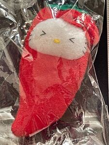 レア ご当地キティ Hello Kitty ハロー キティ 沖縄限定 島とうがらし ボールチェーン マスコット ストラップ ぬいぐるみ