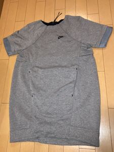 ナイキ NIKE TECH FLEECE DRESS MESH テックフリース　ドレス　メッシュ　Sサイズ 746919-091 灰色　グレー