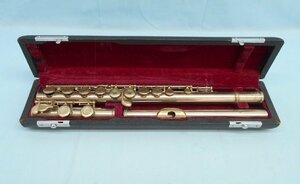 ◆楽器 洋銀製 フルート M-21 ムラマツ muramatsu FLUTE TOKYO ストレートリップ トーンホール引き上げ式 日本製 希少品 音出し確認済