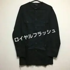 ロイヤルフラッシュ ロングシャツコート　メンズ　ステンカラーコート