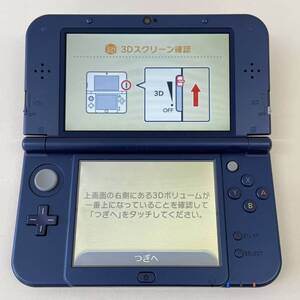 【美品】任天堂/Nintendo New Nintendo 3DS LL メタリックブルー 本体のみ ◆　10607-A