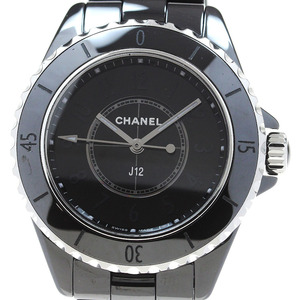 シャネル CHANEL H6346 J12 ファントム クォーツ レディース 美品 保証書付き_817017