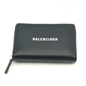 【中古】ＢＡＬＥＮＣＩＡＧＡ コインケース＆カードホルダー　ブラック　バレンシアガ[240017633061]