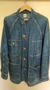 デニムカバーオール denim coverall ヴィンテージ古着 vintage 50s UNION MADE SEO PIERCE POWERHOUSE PAYDAY ビンテージ