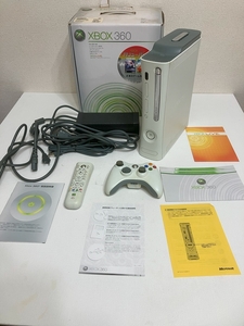 作動確認済マイクロソフトXBOX360　本体　リモコン付き　