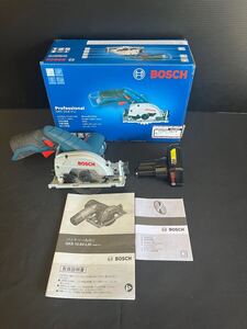 【送料無料】★美中古★ BOSCH Pro ボッシュ 10.8V丸ノコGKS10.8V GBA10.8V6.0Ahバッテリー付 セット まとめ 電動工具 DIY